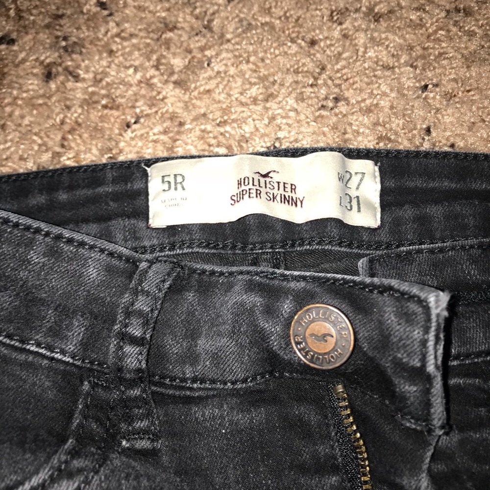 BLACK HOLLISTER JEANS